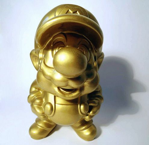 gold super mario brothers