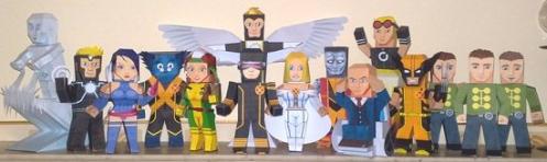 marvel papercraft characters