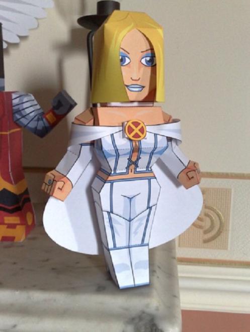 marvel papercraft white queen
