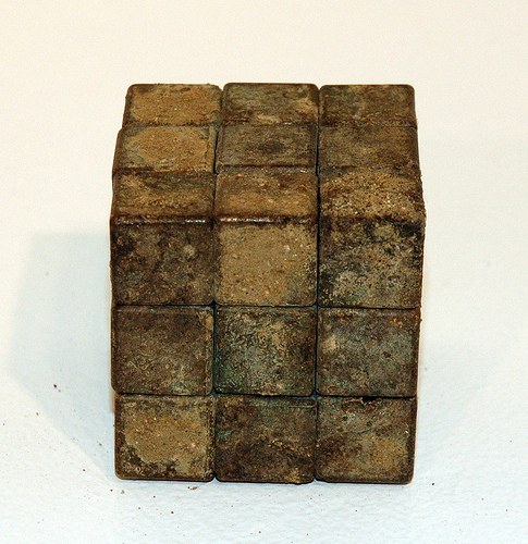 bizarre rock rubik's cube