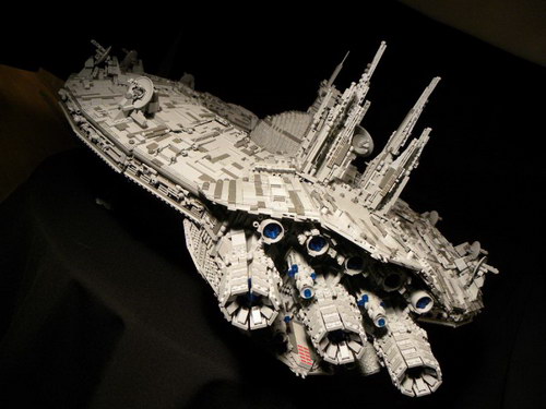 cool star wars lego droid ship