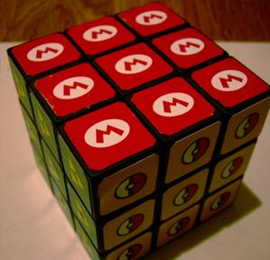 geeky nintendo rubik's cube