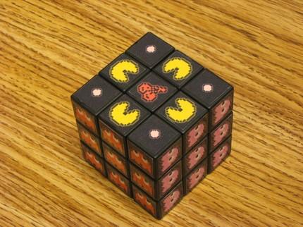 geeky pacman rubik's cube