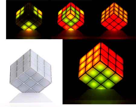 lamp rubik's cube moods