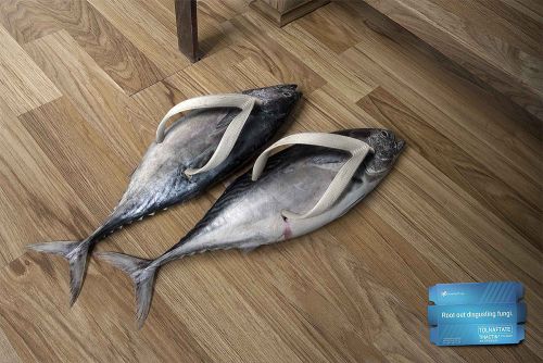 smelly fish slippers design