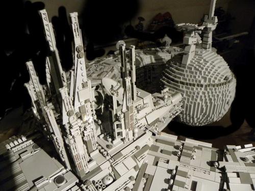 star wars droid ship lego art