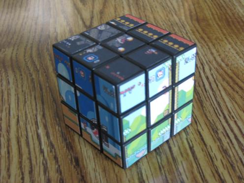 super mario rubik's cube design