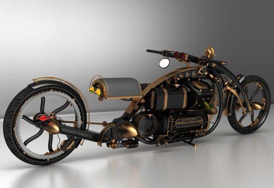 Black Widow Steampunk Chopper (2)