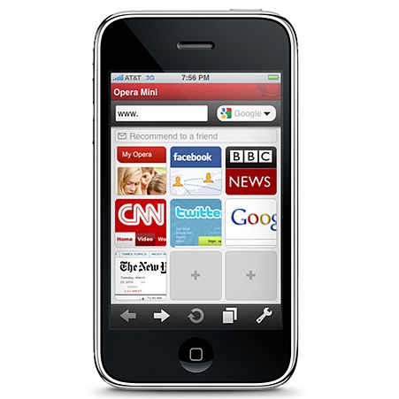 opera mini 5 iphone browser approved