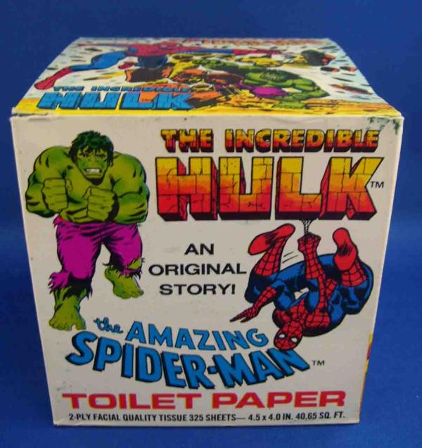 spiderman hulk toilet paper