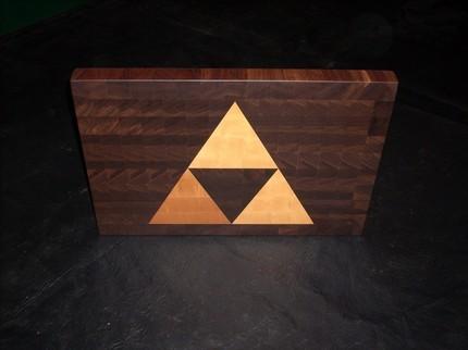 Zelda-Inspired Triforce Cutting Board