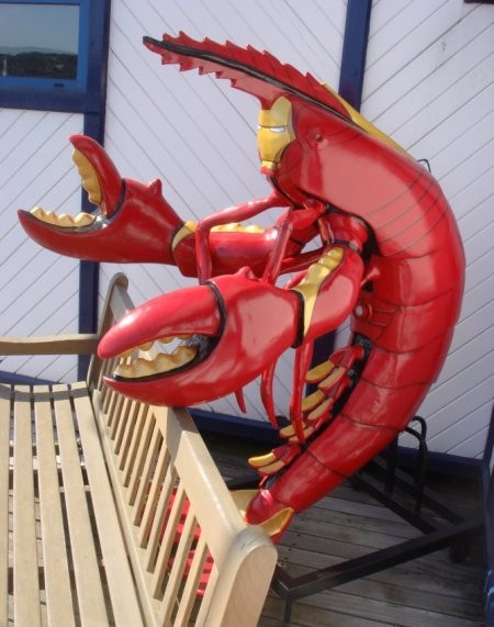 iron man suit giant lobster