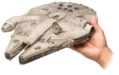 star wars millennium falcon model1