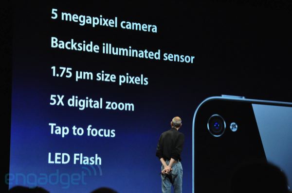 iPhone 4 camera features