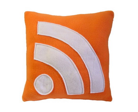 rss icon pillow design image