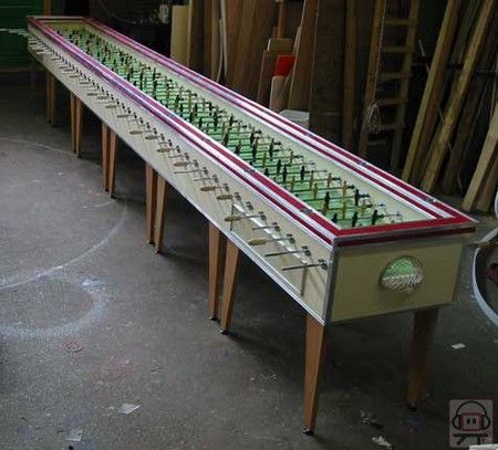 worlds longest foosball table fathers day 2010