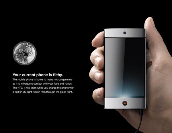 htc 1 smartphone touchscreen concept