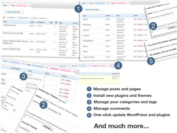 managewp one wordpress dashboard for several sites