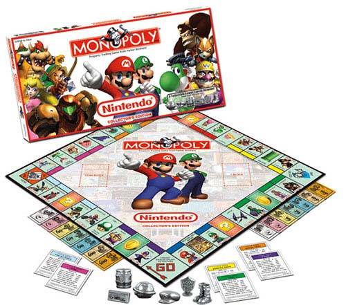 monopoly board game nintendo characters edition