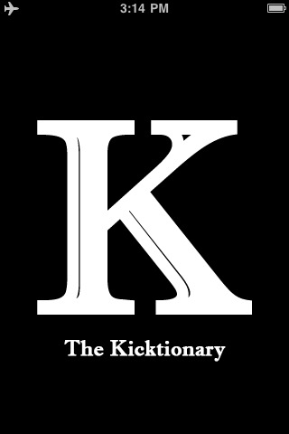 Kicktionary iPhone App