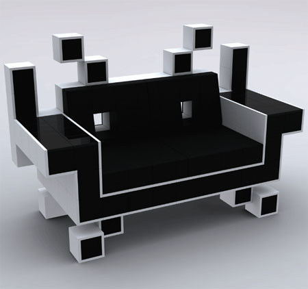 The Space Invader Couch For Geeky Yet Cool Interior-1