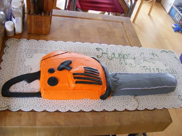 chainsaw cake design image 6