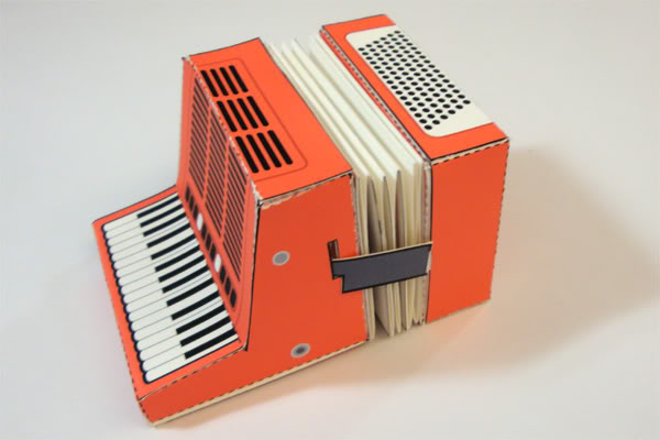 creative calendar design fold out accordion image