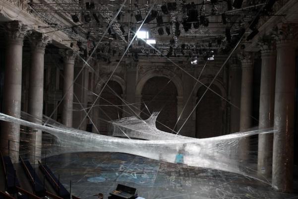freaky spiderweb art