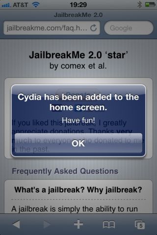 iPhone 4 Jailbreak Me 5