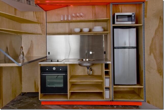 Interior Living Unit Kitchen