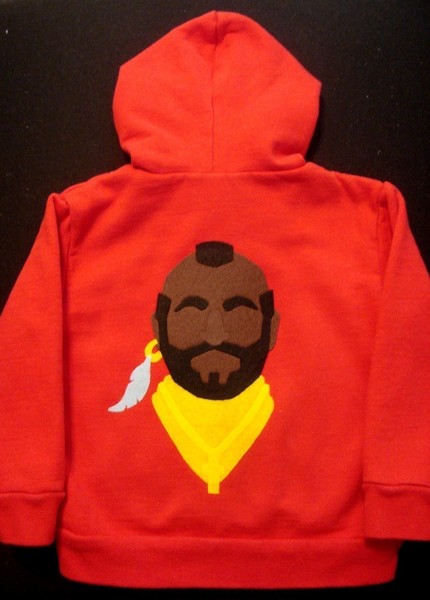 mr t hoodie design image