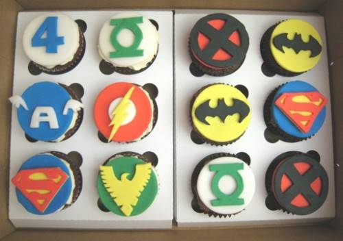 superhero cupcakes1