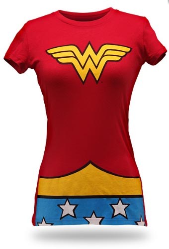 wonder women superhero t shirt costume