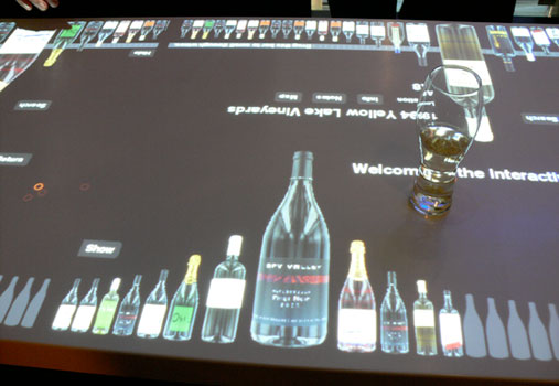 geek bars restaurants clo wine bar touchscreen bar 32
