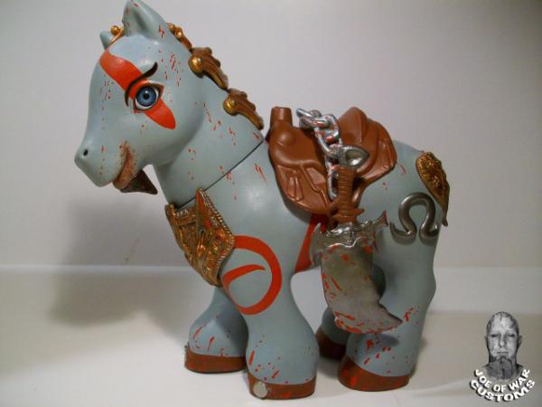 god of war kratos my little pony