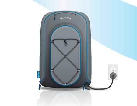 Trek Support Electric Backpack Plugged in