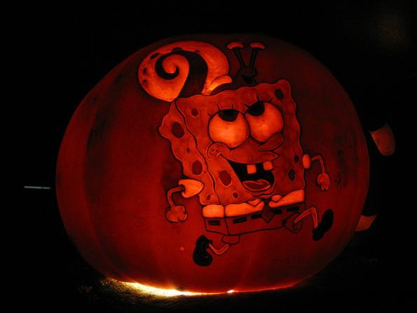 pumpkin carvings spongebob squarepants 1