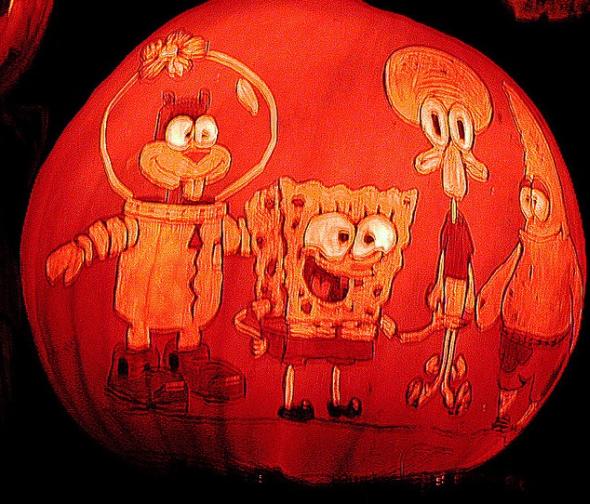 pumpkin carvings spongebob squarepants 6