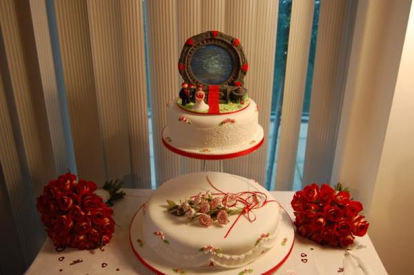 stargate wedding cake design 1