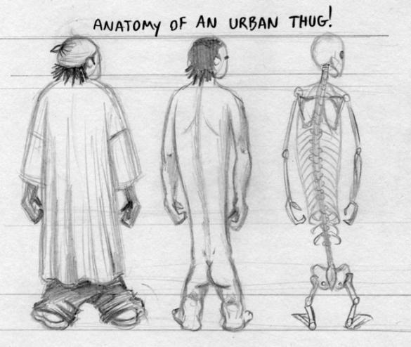 thug lige anatomy design image