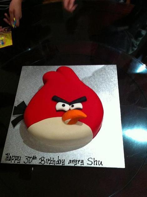 angry birds game collection cake design 2