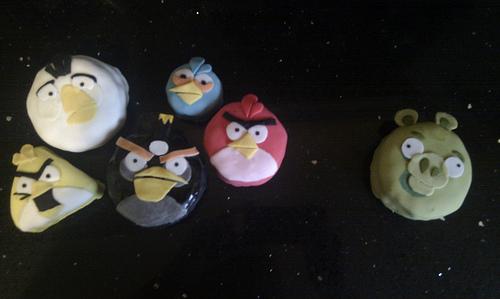 angry birds game collection cake design 3