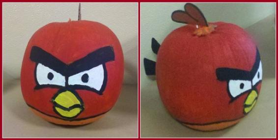 angry birds game collection halloween pumpkin carvings 7