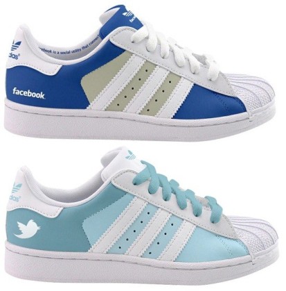 facebook twitter adidas superstars shoes