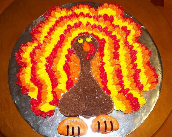 thanksgiving turkey cake design 2