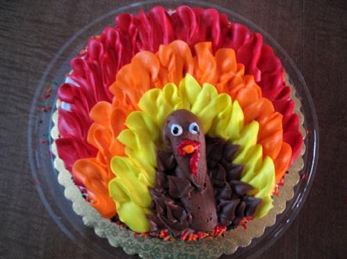 thanksgiving turkey cake design 3