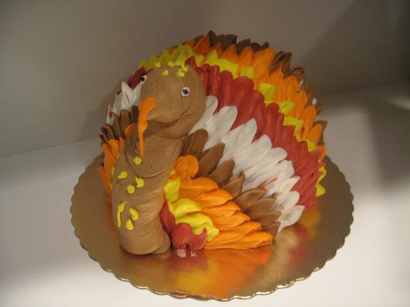 thanksgiving turkey themed cakes 4