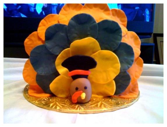 thanksgiving turkey themed cakes 5