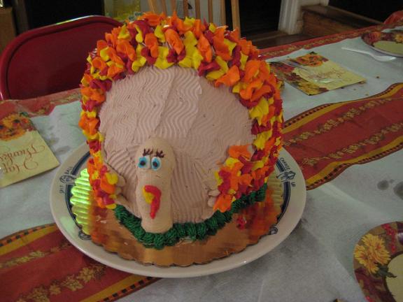 thanksgiving turkey themed cakes 6