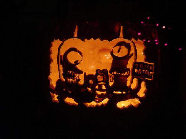 30 Awesome Pumpkins Artwork of The Simpsons